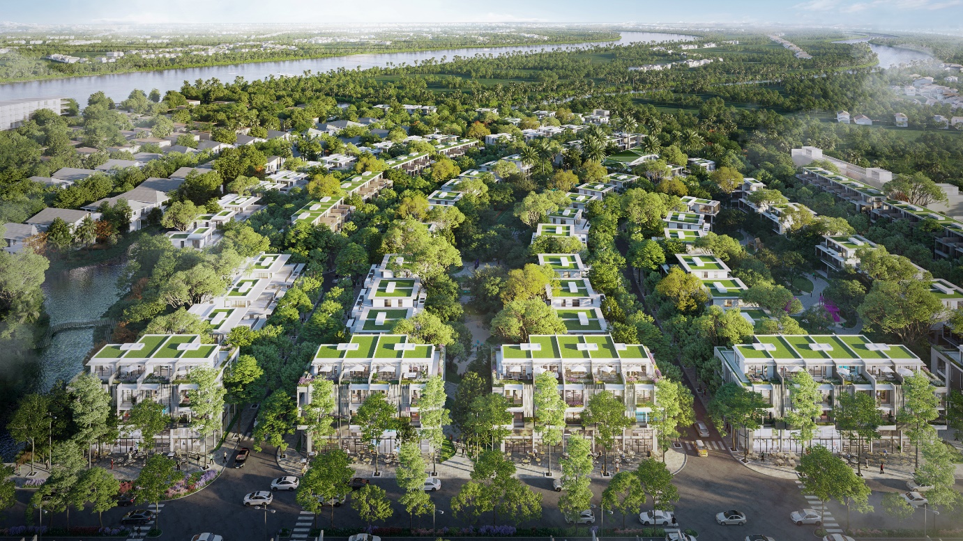 Blue Forest có diện tích cây xanh lên đến 32m2/người - gấp 3 lần tiêu chuẩn của Liên hợp quốc.