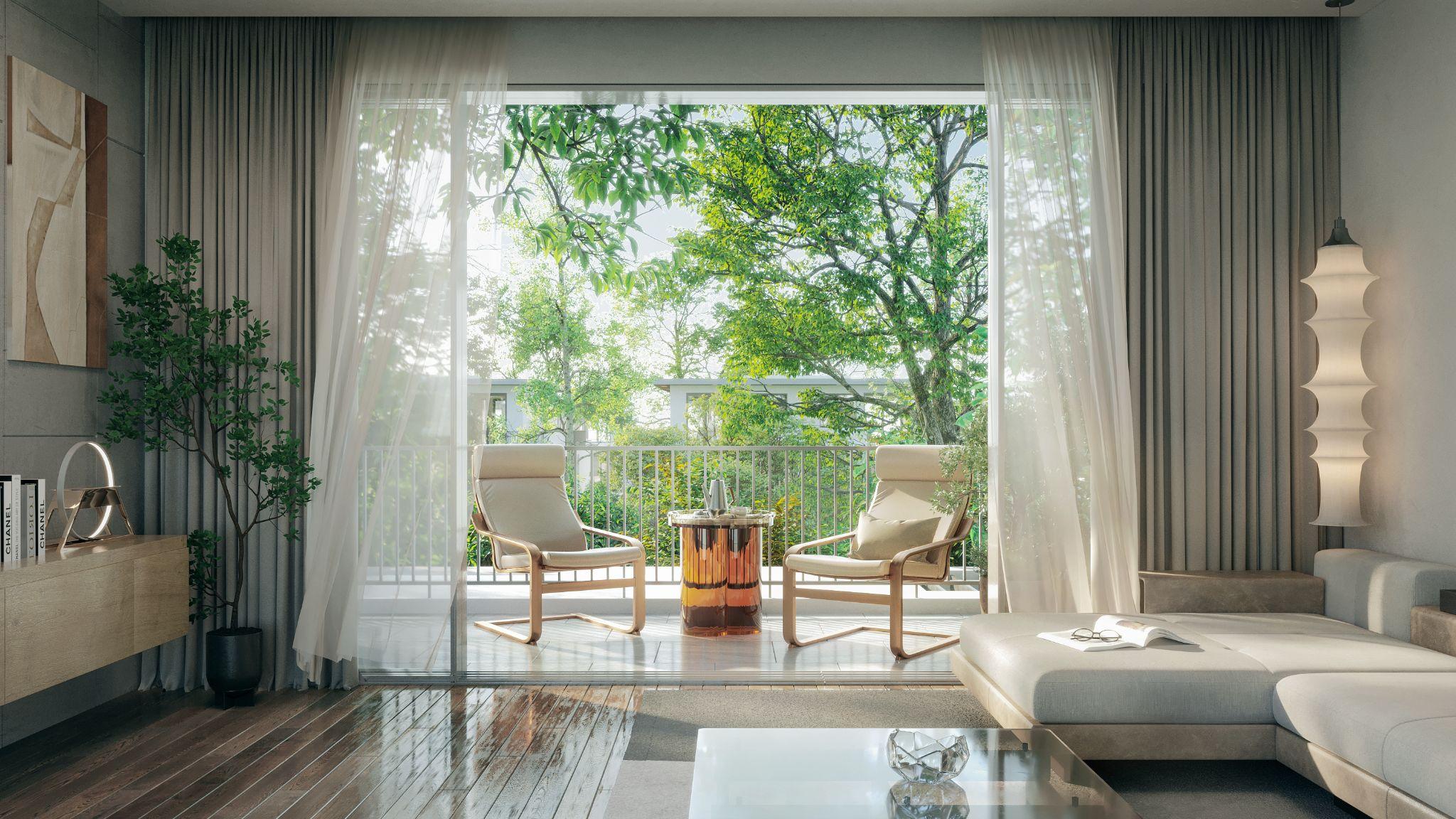 Thiên nhiên như một bức tranh tuyệt đẹp tại Forest Villas.