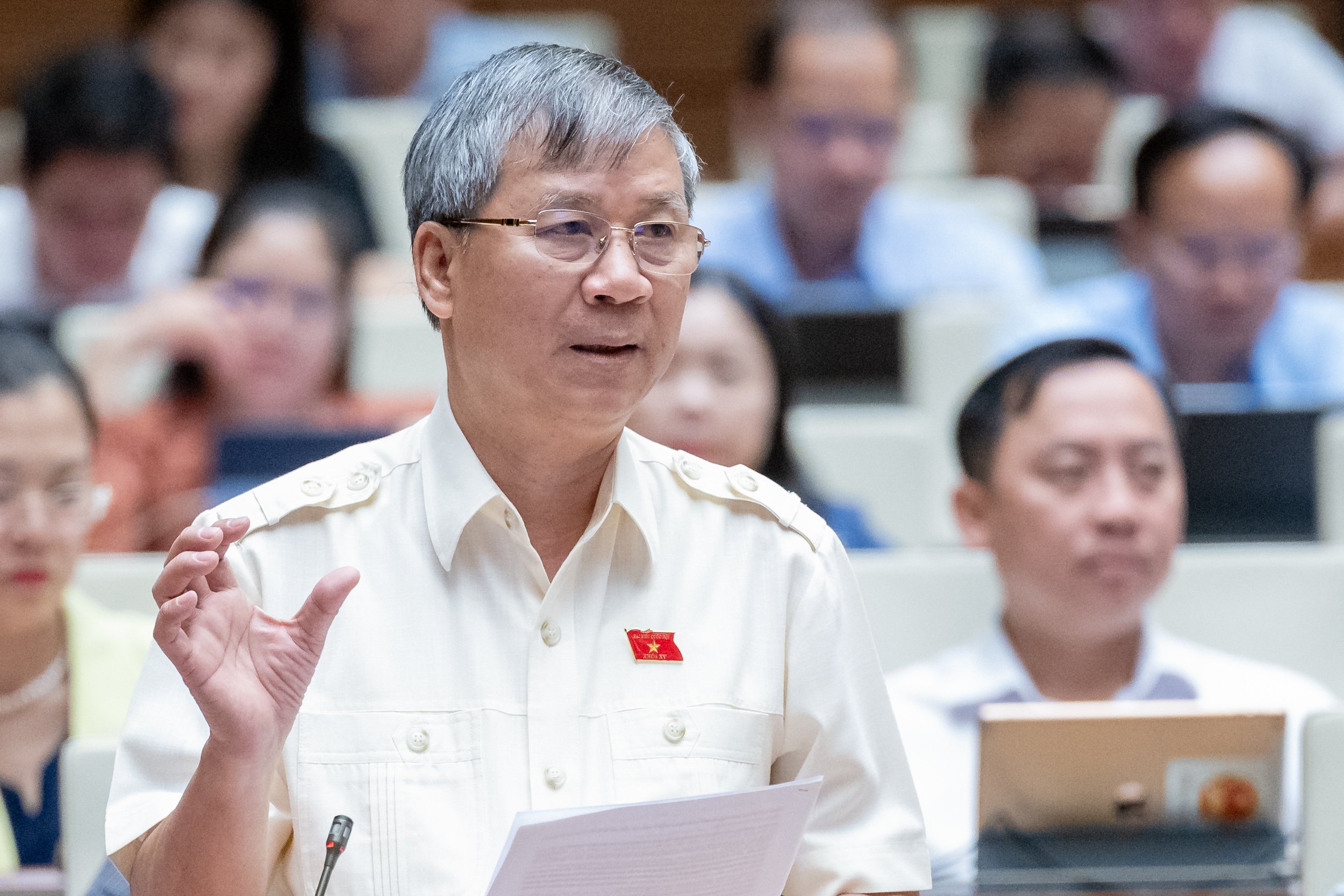 Đại biểu Nguyễn Anh Trí, đoàn TP. Hà Nội. Ảnh: Quochoi.