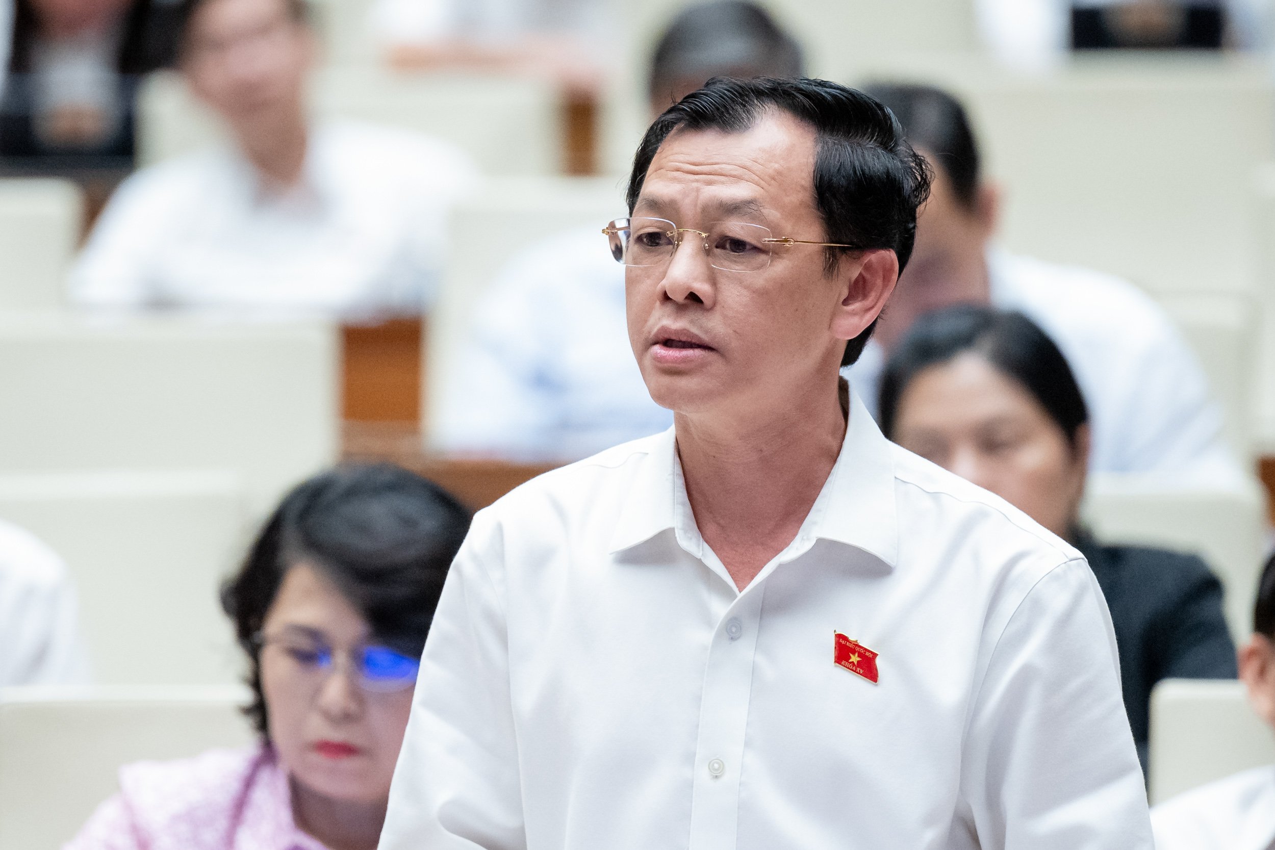 Đại biểu Nguyễn Tri Thức, đoàn TP. HCM. Ảnh: Quochoi.