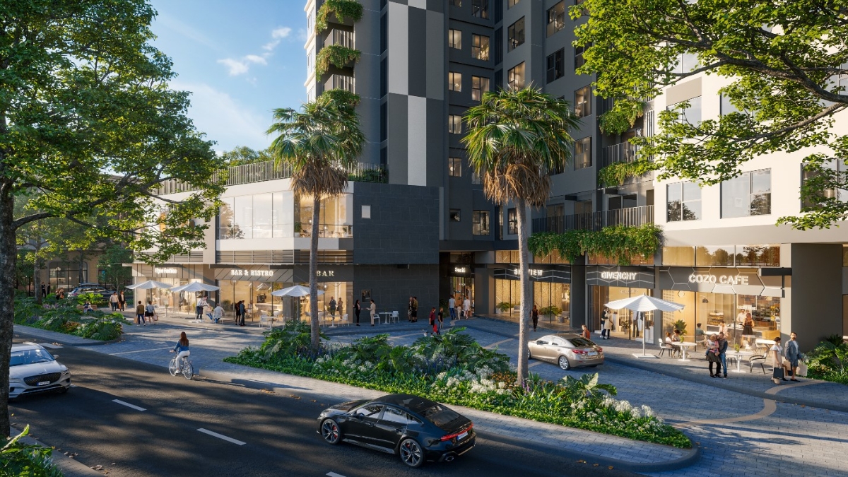 Trung t&acirc;m thương mại Seaview Residences với nhiều thương hiệu trong nước v&agrave; quốc tế.