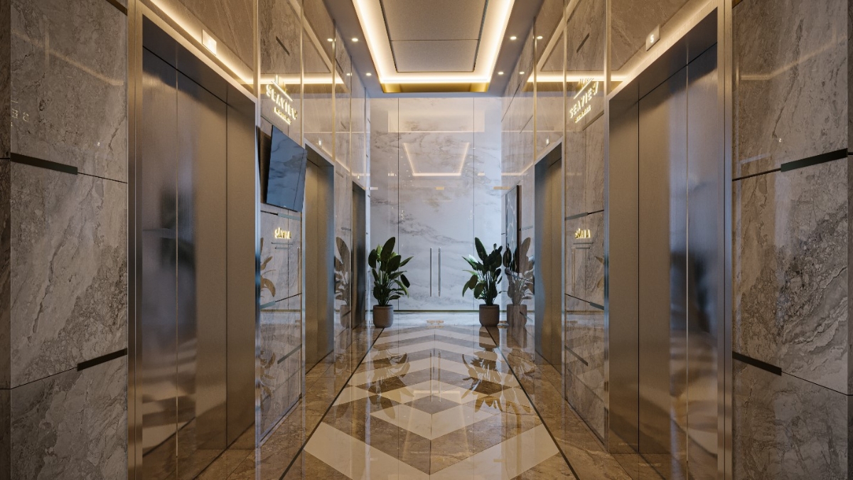 Seaview Residences c&oacute; 6 thang m&aacute;y.