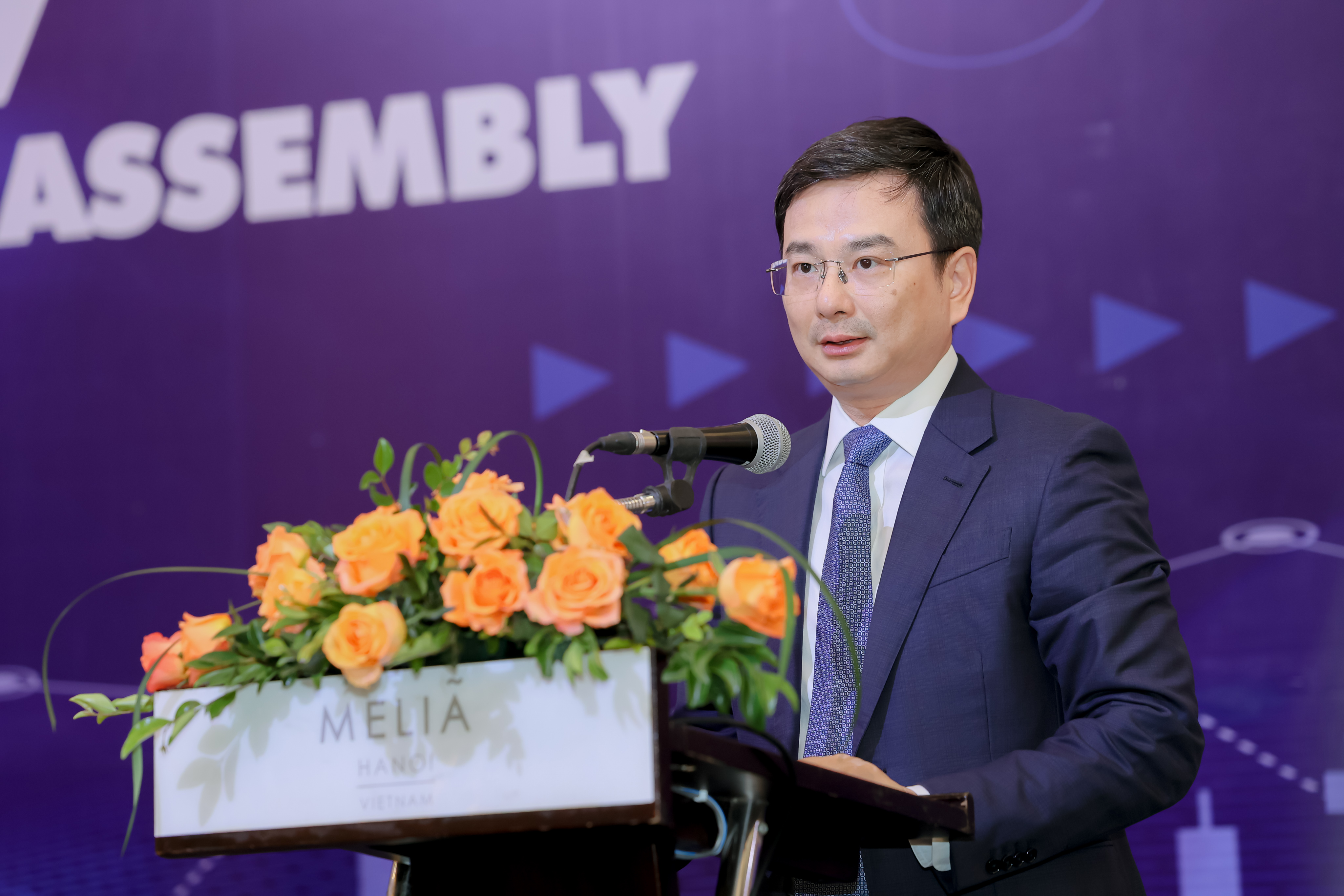 &nbsp;&Ocirc;ng Phạm Thanh H&agrave;, Ph&oacute; Thống đốc Ng&acirc;n h&agrave;ng Nh&agrave; nước Việt Nam, ph&aacute;t biểu tại đại hội nhiệm kỳ V của VBMA.