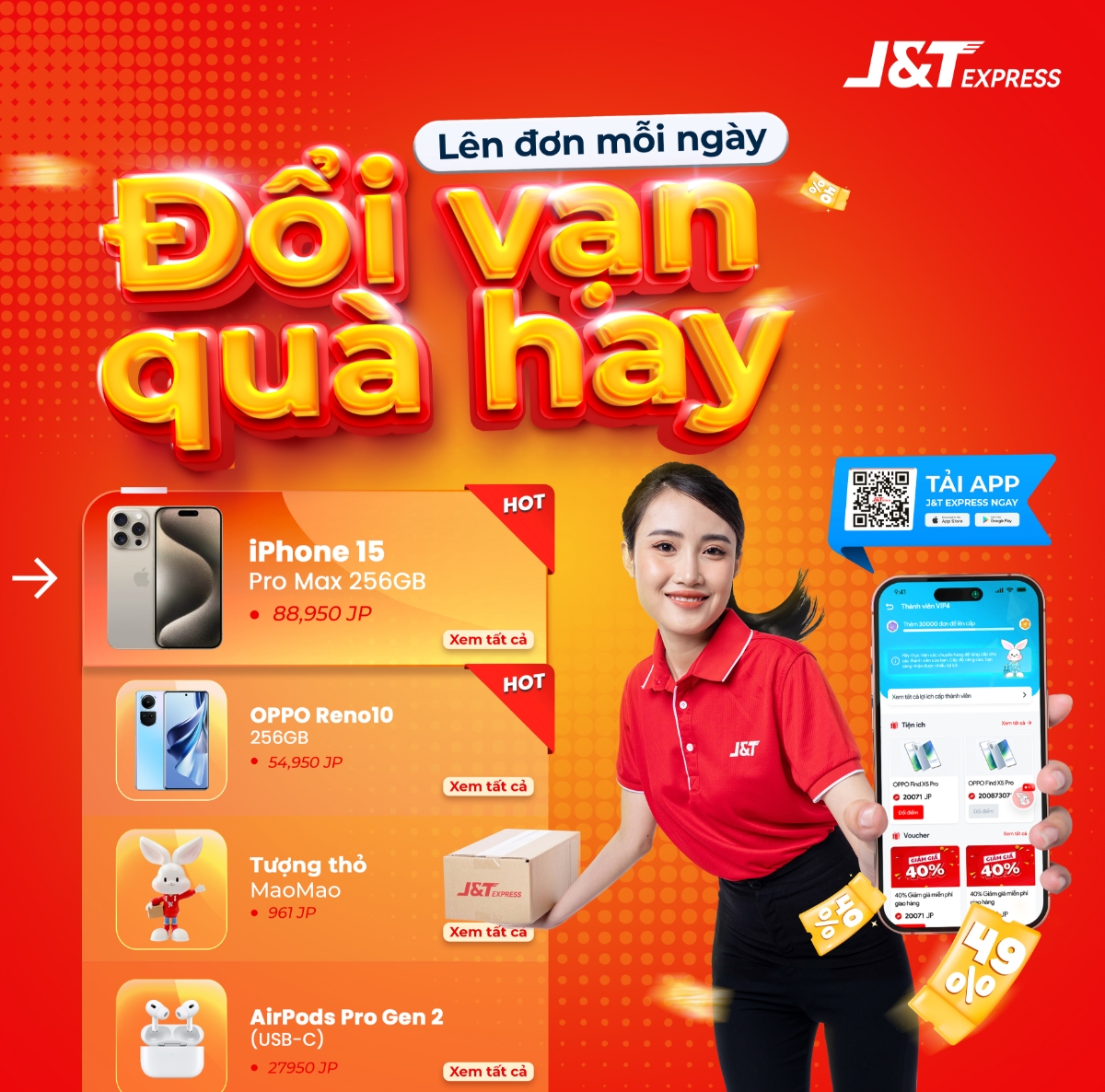 J&T ra mắt chương tr&igrave;nh kh&aacute;ch h&agrave;ng th&agrave;nh vi&ecirc;n mang lại nhiều gi&aacute; trị cộng th&ecirc;m cho kh&aacute;ch h&agrave;ng.