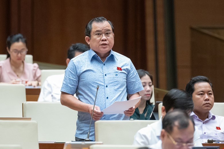 Đại biểu Nguyễn T&acirc;m H&ugrave;ng, đo&agrave;n B&agrave; Rịa- Vũng T&agrave;u.