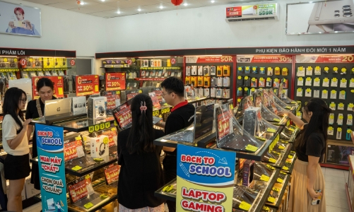 Kỳ vọng doanh số bán máy tính tăng 10-20% mùa tựu trường