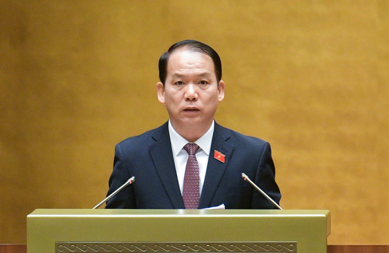 Chủ nhiệm Ủy ban Pháp luật của Quốc hội Hoàng Thanh Tùng báo cáo giải trình, tiếp thu, chỉnh lý dự thảo Luật Thủ đô (sửa đổi).