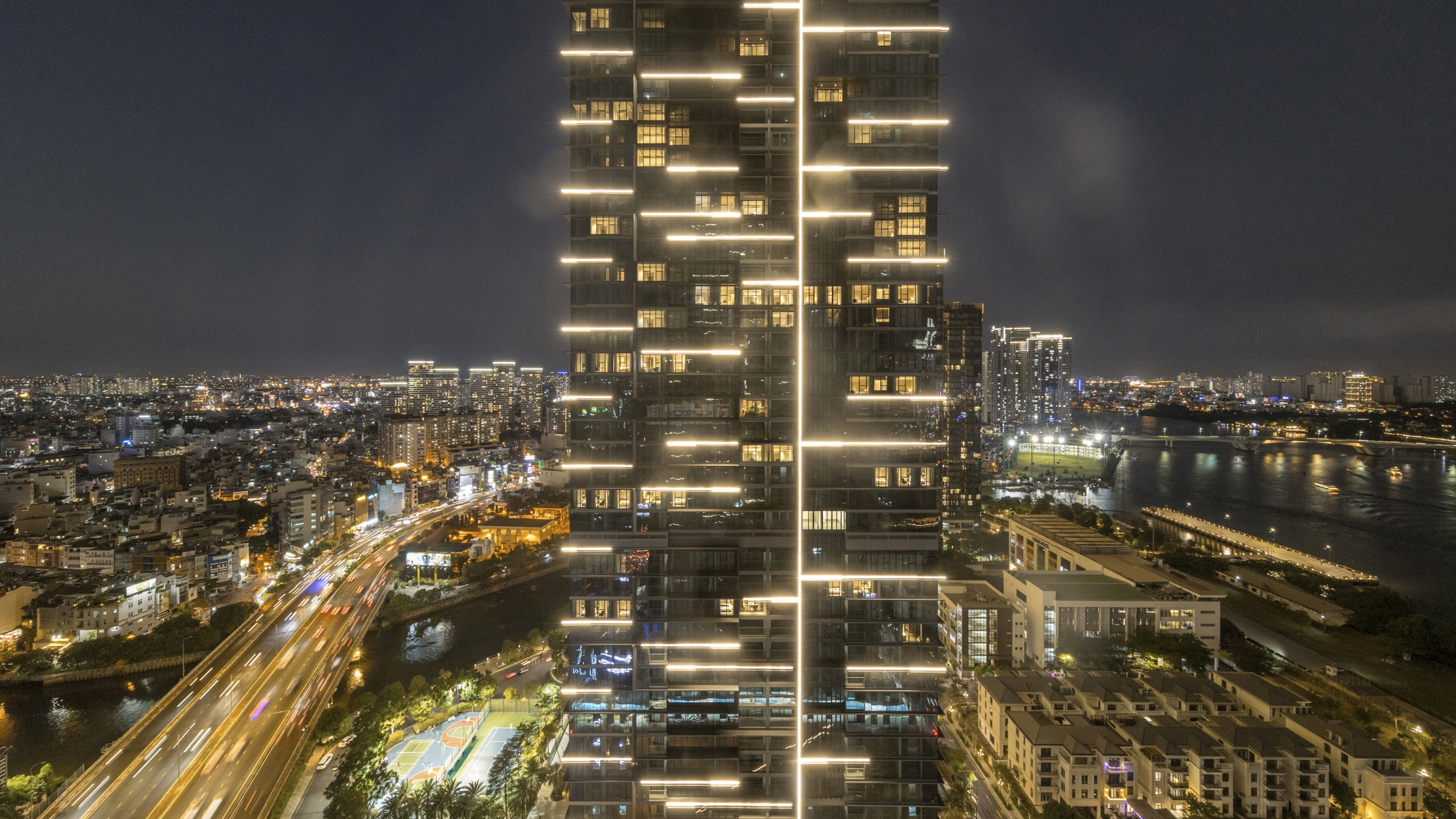 Khu căn hộ hàng hiệu Marriott tại tòa Lake, Grand Marina, Saigon đã chào đón các cư dân về sinh sống. Ảnh: Masterise Homes.