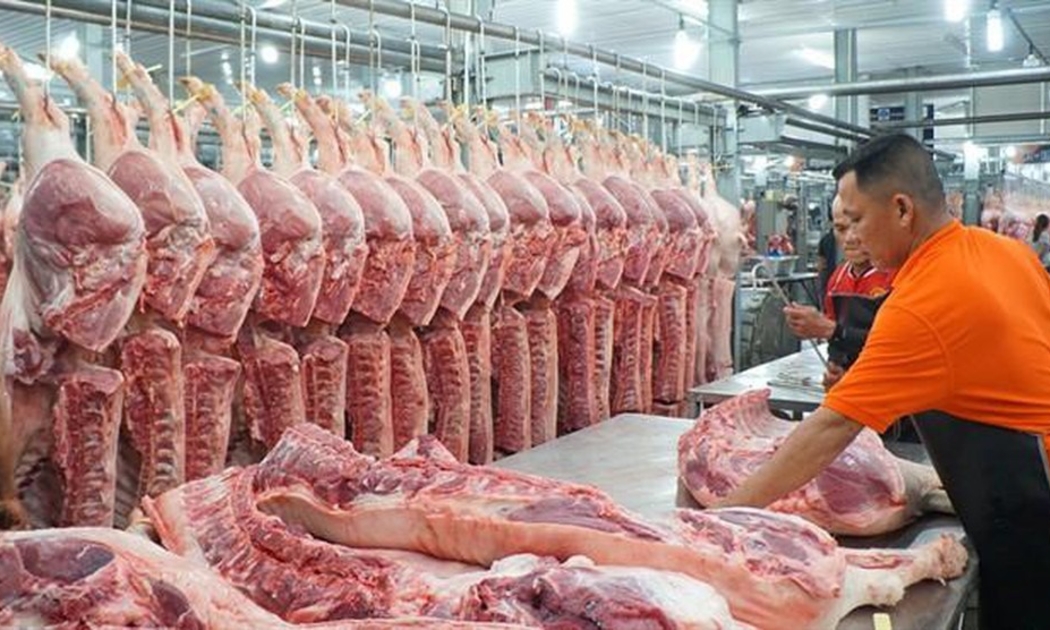 Giá thịt lợn tăng cao trong tháng 6/2024 đã đẩy CPI tăng  cao.
