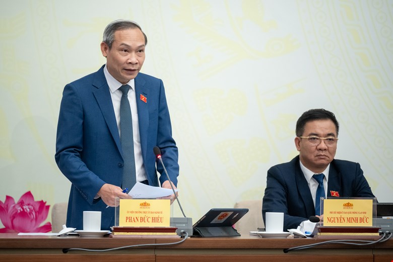 Ông Phan Đức Hiếu, Ủy viên Thường trực Ủy ban Kinh tế của Quốc hội.