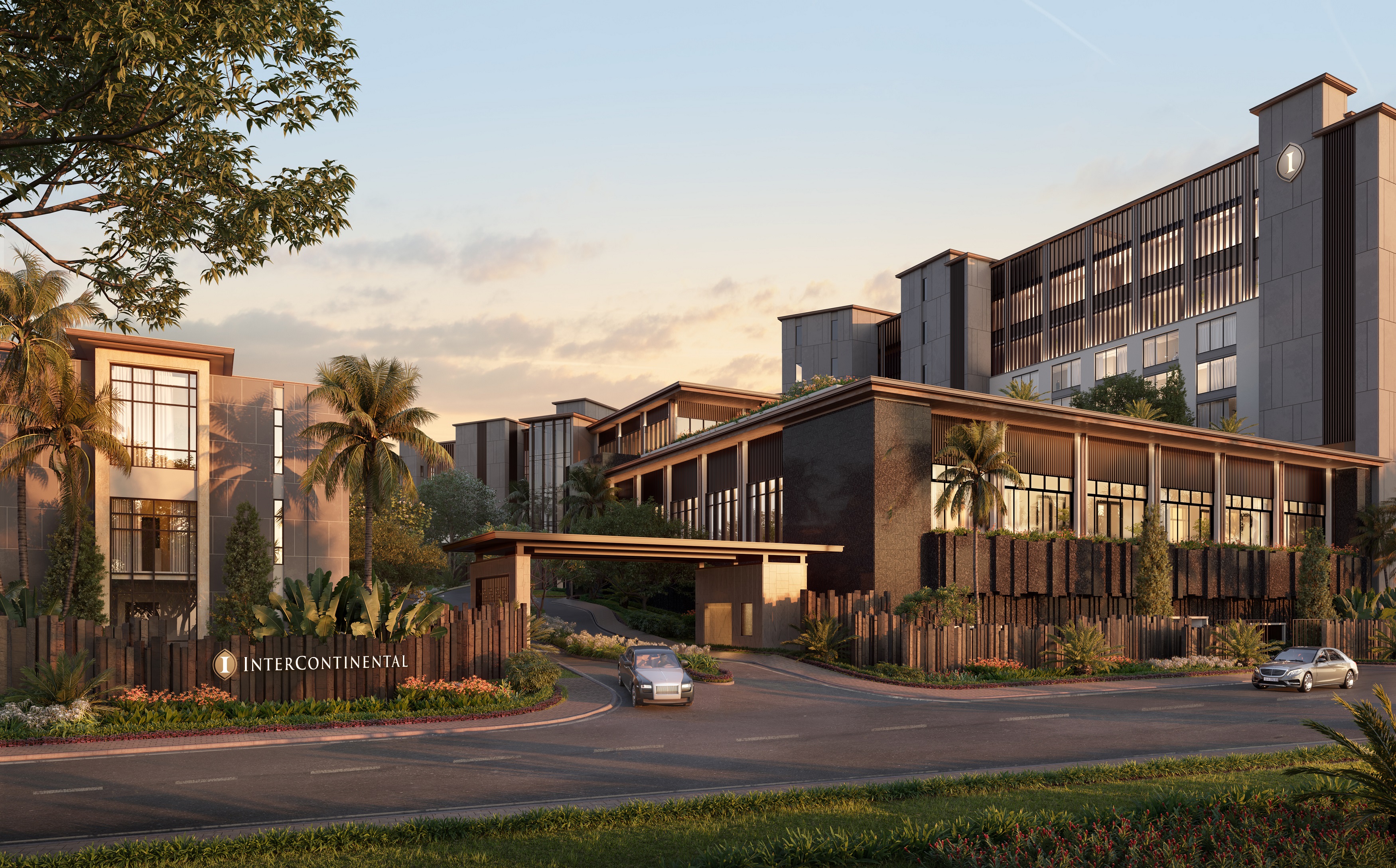 InterContinental Halong Bay Resort and Residences là khu nghỉ dưỡng quốc tế hạng sang đầu tiên tại Hạ long. Ảnh: BIM Land.