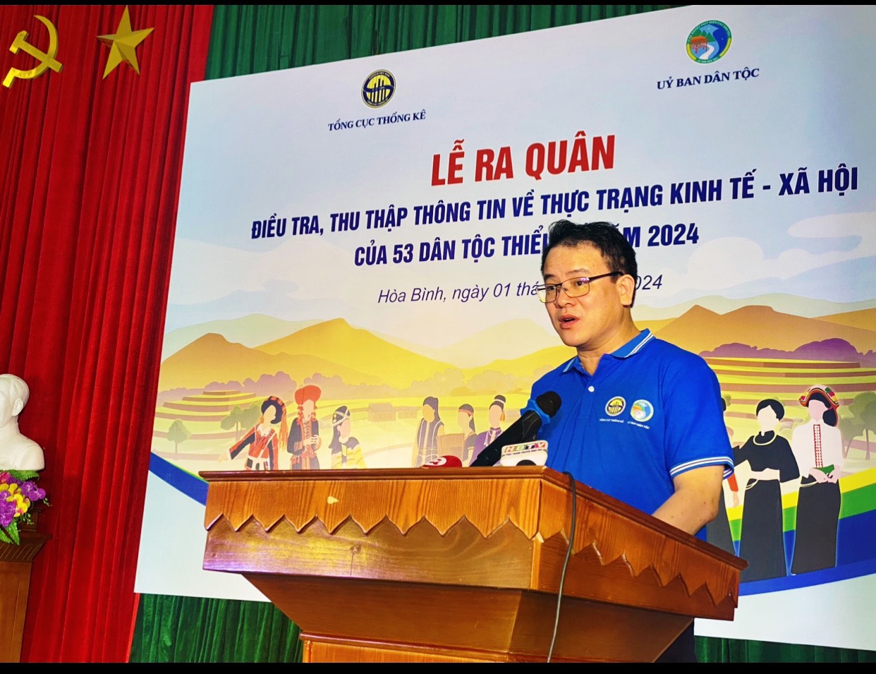 Thứ trưởng Trần Quốc Phương phát biểu tại Lễ ra quân.