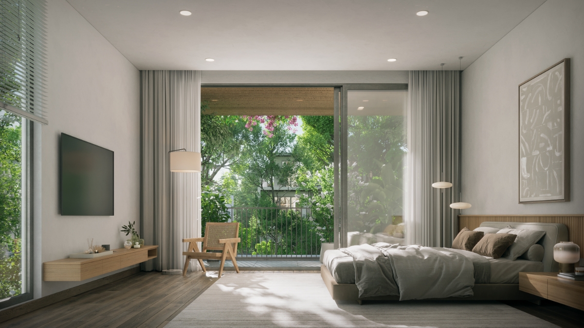 Ban c&ocirc;ng rộng r&atilde;i - nơi cư d&acirc;n &ldquo;chạm