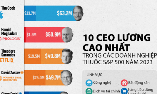10 CEO nhận lương thưởng cao nhất ở Mỹ
