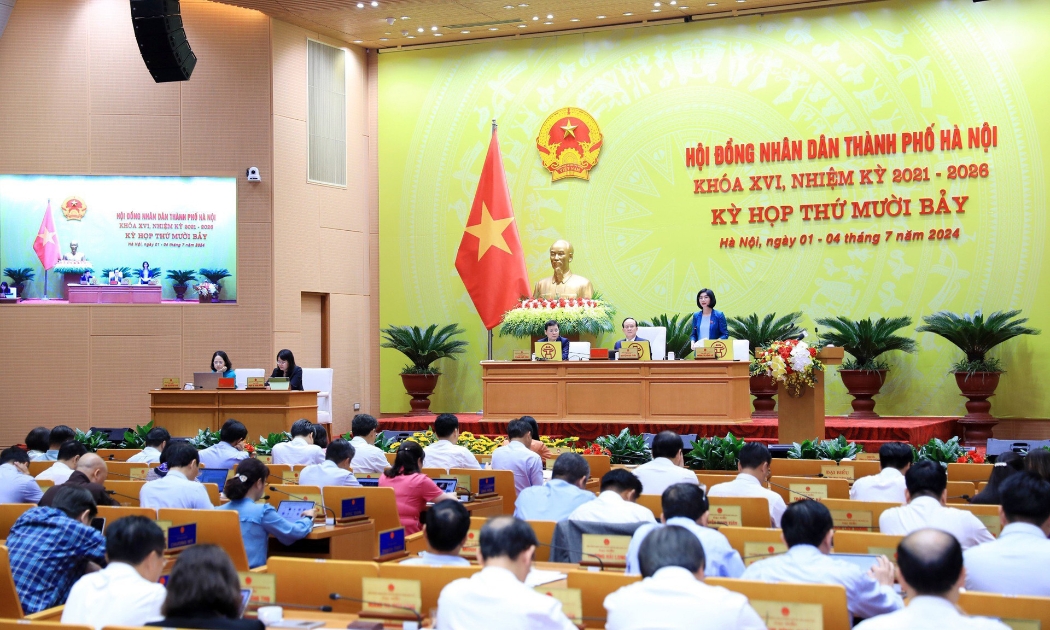 Hà Nội thông qua 11 nhiệm vụ trọng tâm phát triển kinh tế - xã hội 6 tháng cuối năm. Ảnh: HNM