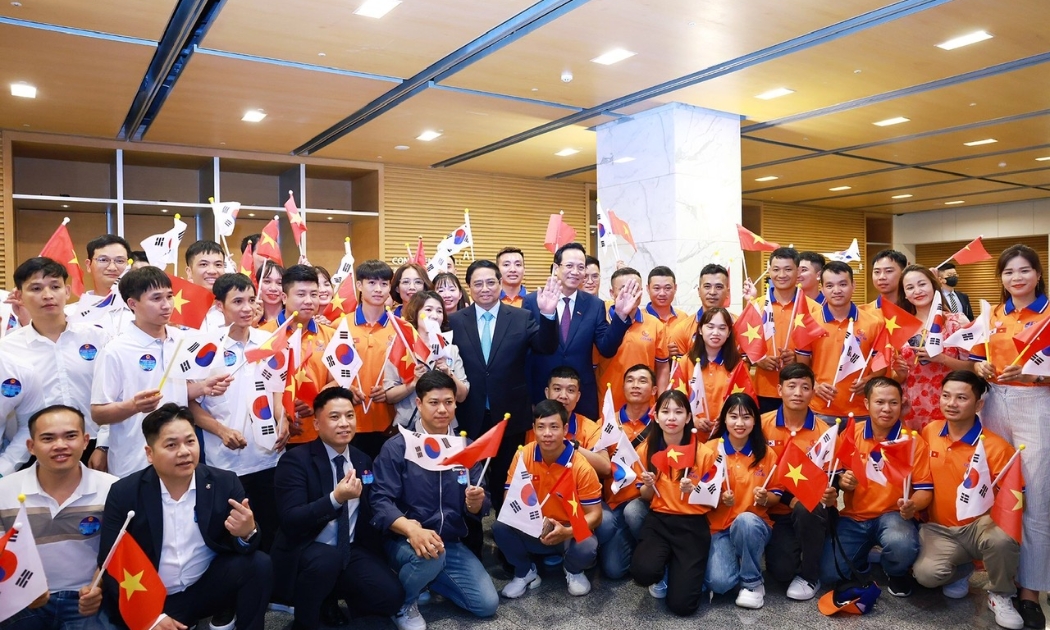 Thủ tướng Chính phủ Phạm Minh Chính tham dự Diễn đàn. Ảnh: MOLISA.