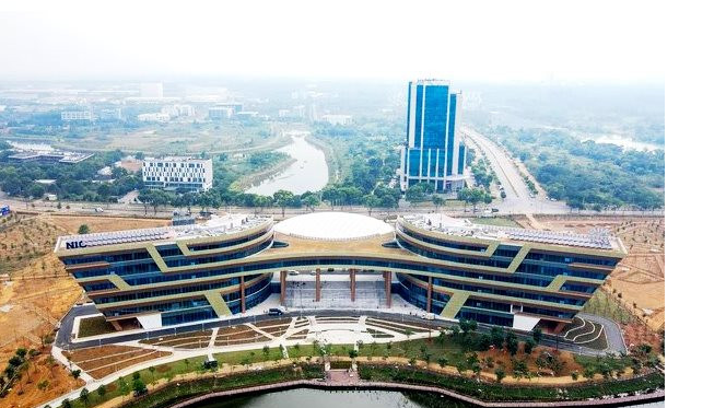 Một góc Khu công nghệ cao Hòa Lạc