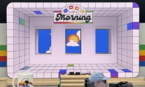 Một buổi preshow sản xuất âm nhạc AI tại Google I/O 2024.