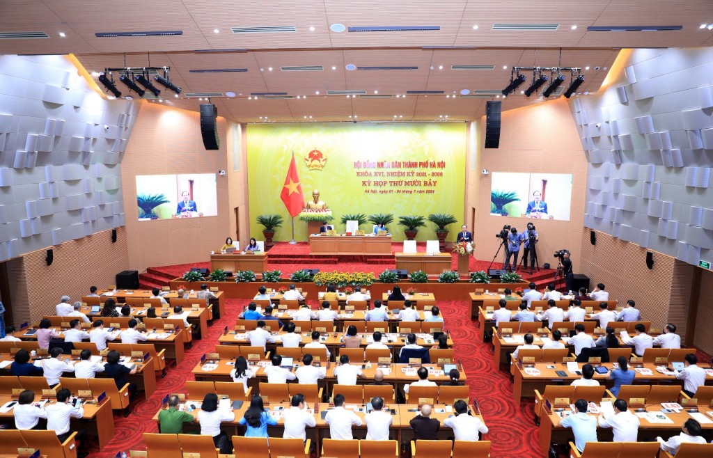 Kỳ họp thứ 17 HĐND thành phố Hà Nội.