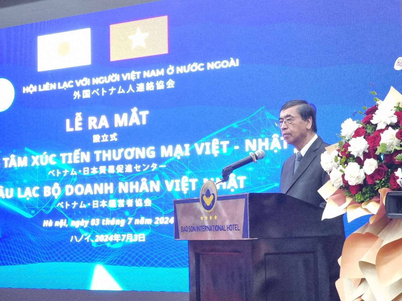 Đại sứ Nguyễn Phú Bình phát biểu tại sự kiện.