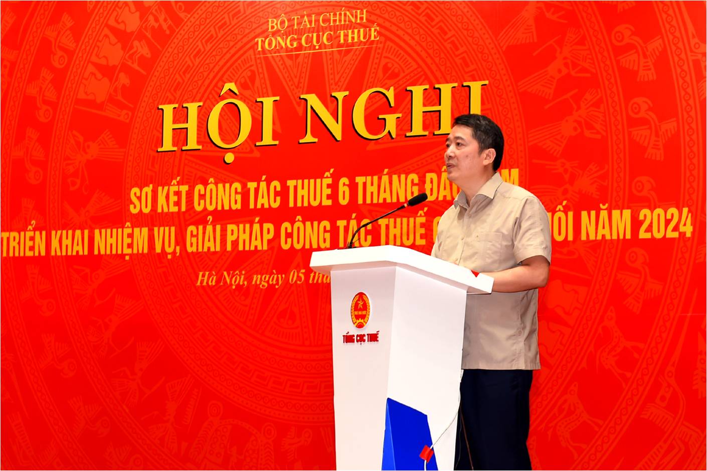 Thứ trưởng Cao Anh Tuấn phát biểu chỉ đạo tại hội nghị.