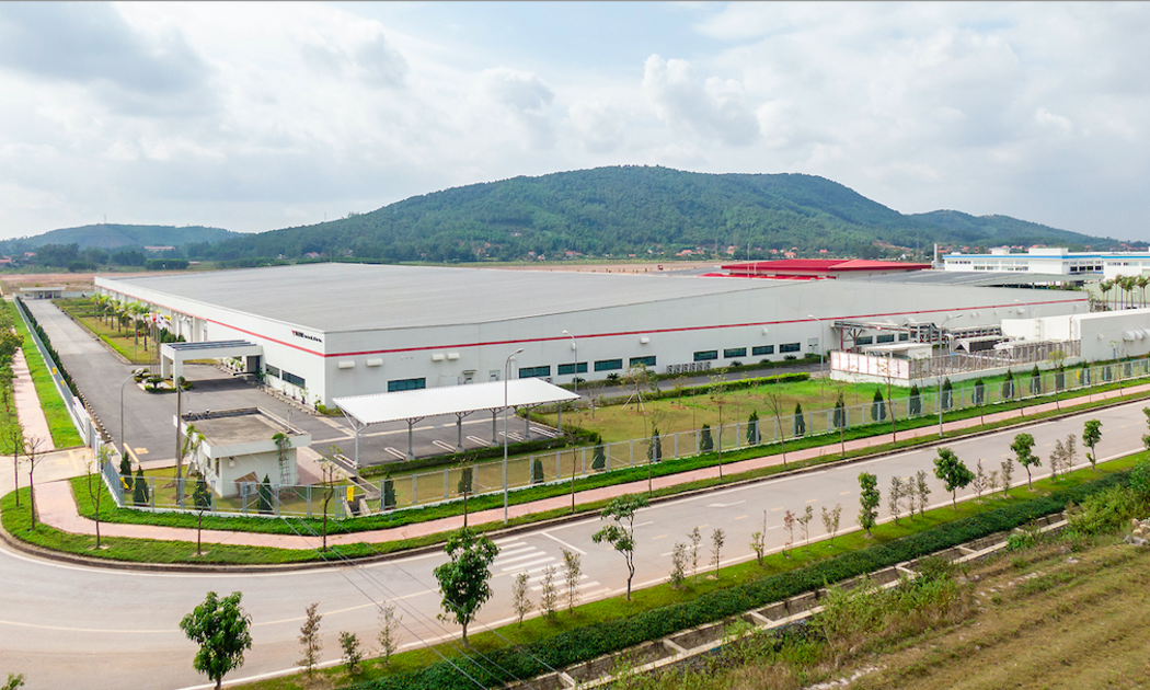 Foxconn đầu tư nửa tỷ USD vào hai dự án tại Quảng Ninh (trong ảnh là Khu công nghiệp Sông Khoai (Amata).