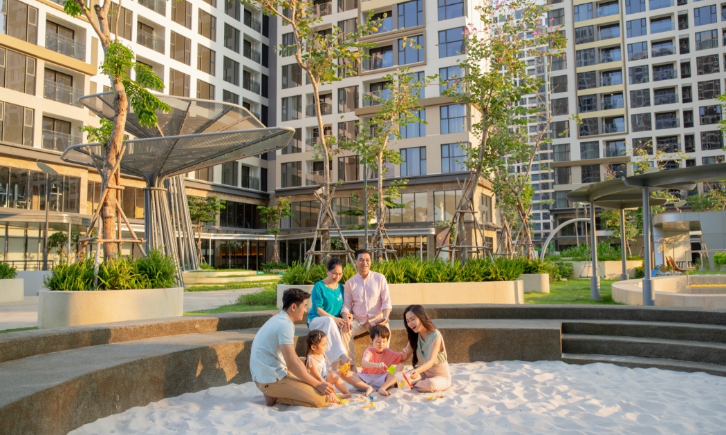 Một góc tiện ích nội khu riêng tư, đẳng cấp “như resort” của cộng đồng cư dân Masteri Centre Point.