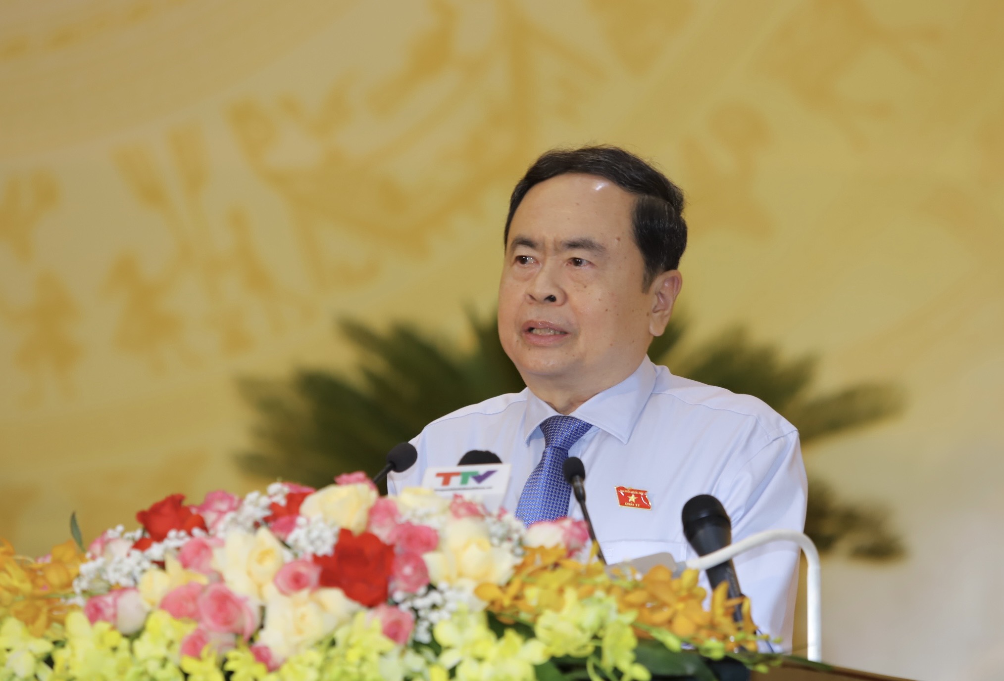 Ông Trần Thanh Mẫn, Chủ tịch Quốc hội phát biểu chỉ đạo tại Kỳ họp thứ 20, Hội đồng Nhân dân tỉnh Thanh Hóa 
