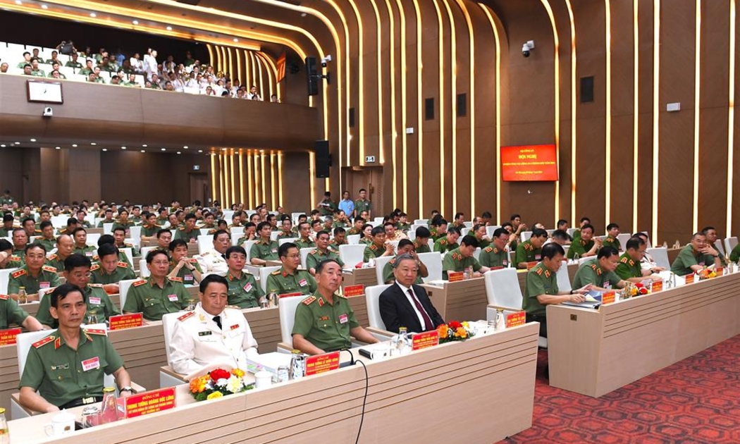 Toàn cảnh Hội nghị. Ảnh: Cổng thông tin điện tử Bộ Công an