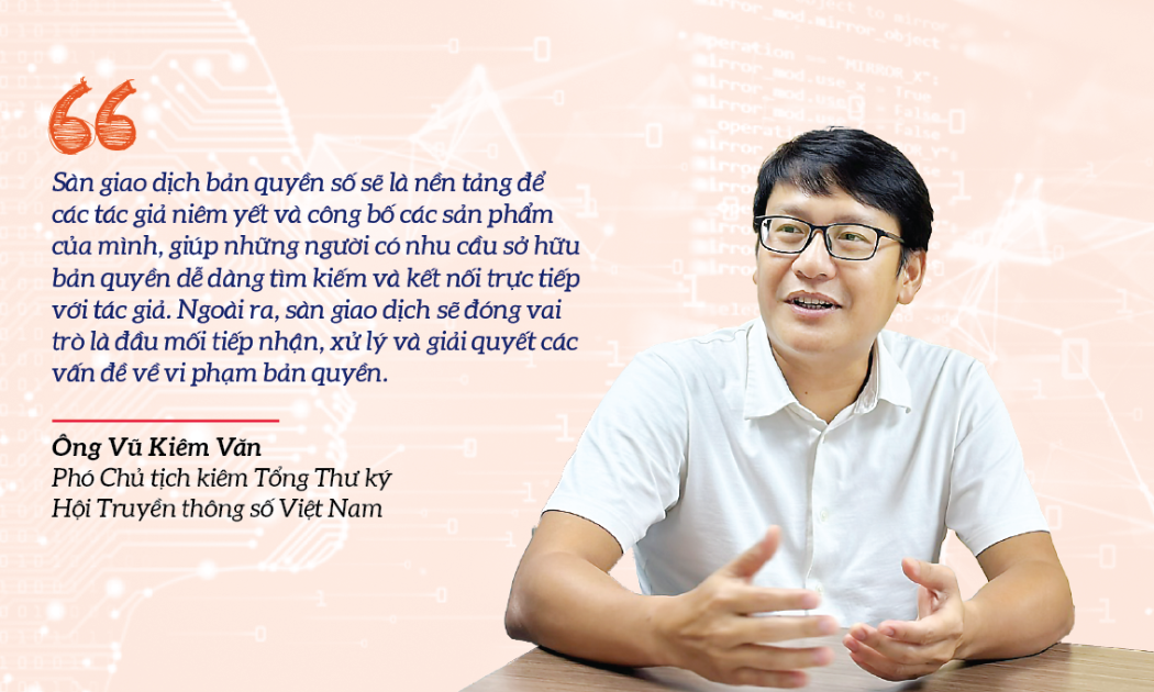 Ông Vũ Kiêm Văn, Phó Chủ tịch kiêm Tổng Thư ký Hội Truyền thông số Việt Nam  