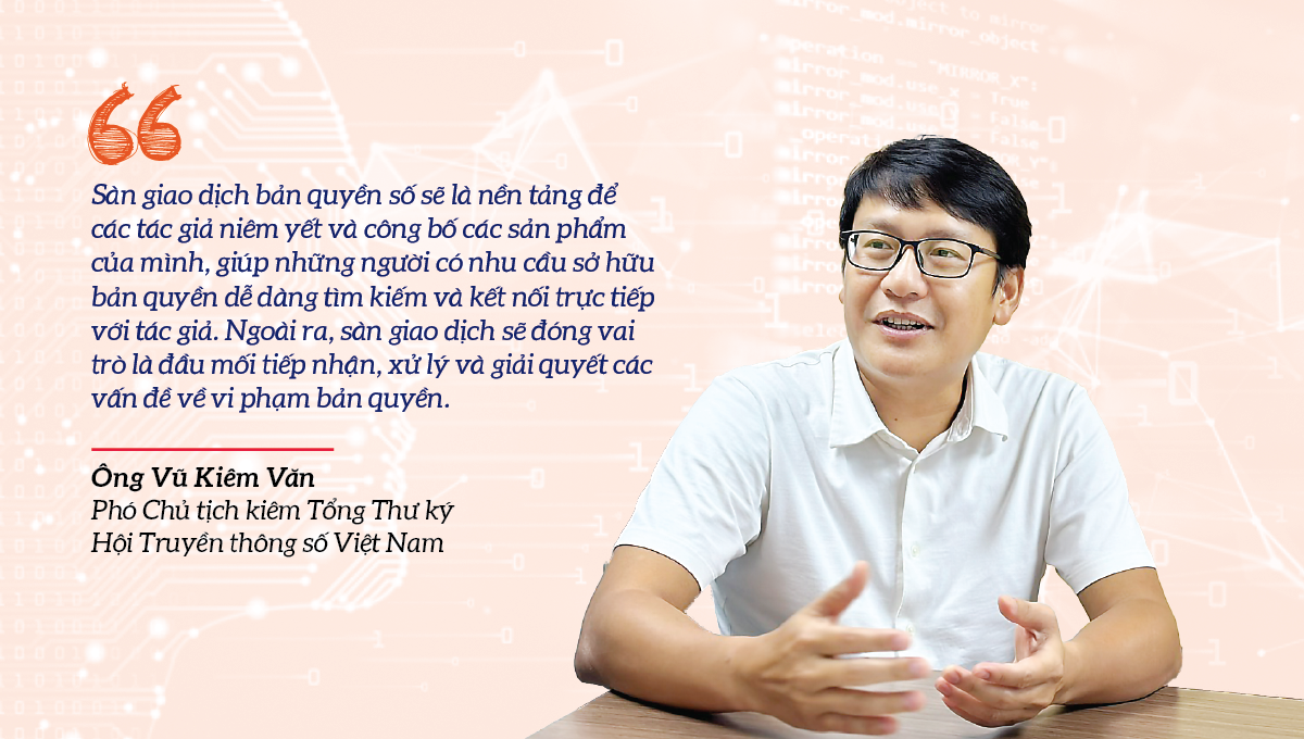 Ông Vũ Kiêm Văn, Phó Chủ tịch kiêm Tổng Thư ký Hội Truyền thông số Việt Nam  