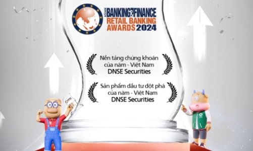 DNSE lần thứ hai liên tiếp nhận cú đúp giải thưởng Asian Banking & Finance
