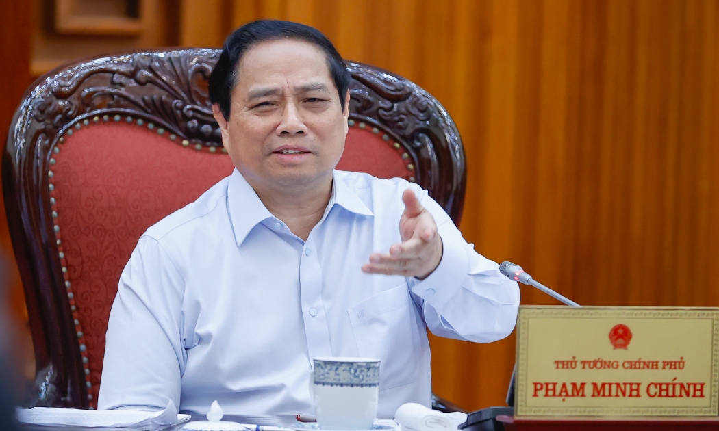Thủ tướng Phạm Minh Chính chủ trì phiên họp - Ảnh: VGP