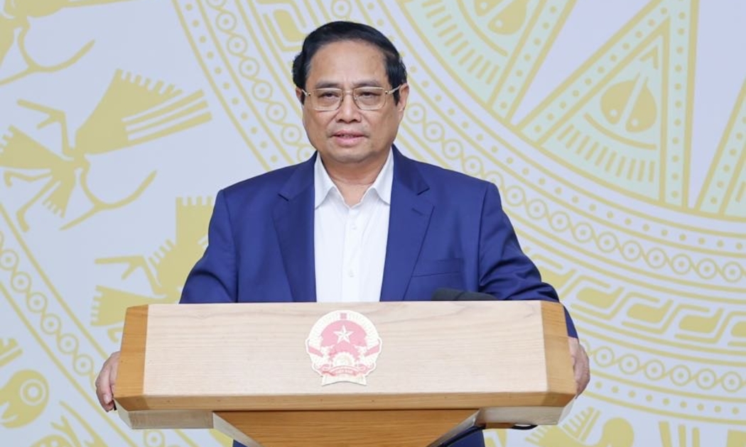Thủ tướng Chính phủ Phạm Minh Chính chủ trì cuộc họp - Ảnh: VGP