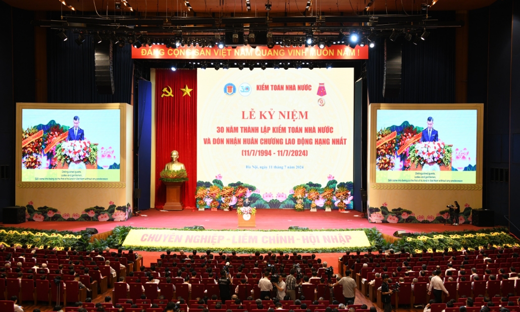 Toàn cảnh Lễ kỷ niệm 30 năm thành lập của Kiểm toán nhà nước