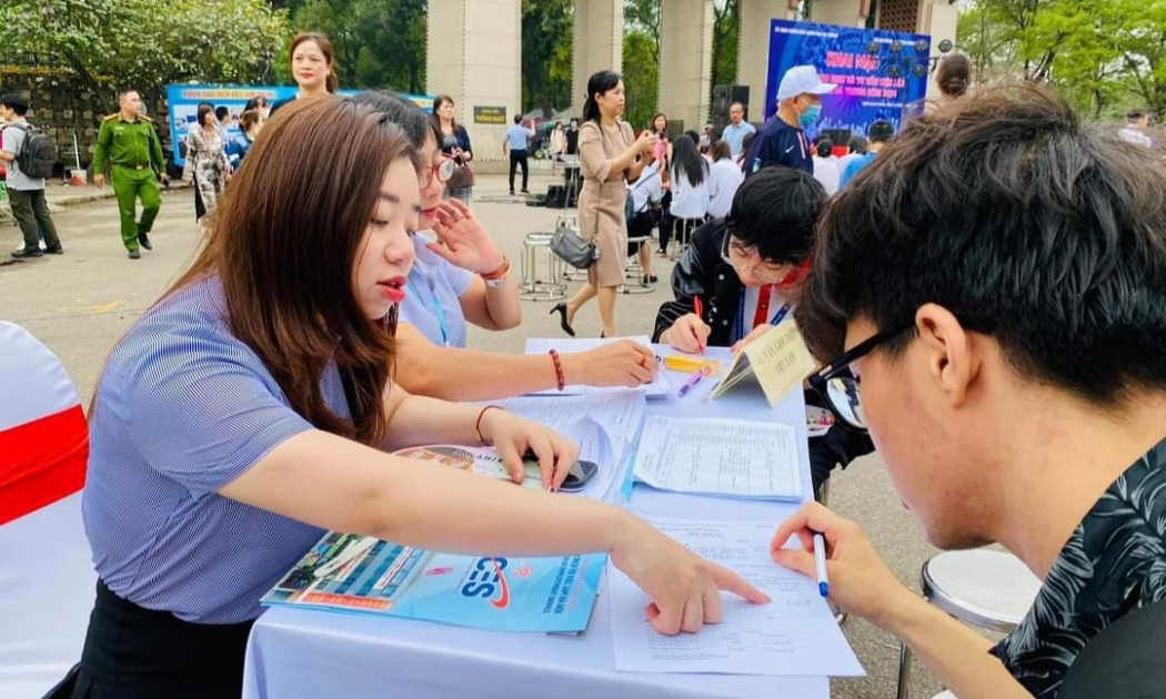 Kết nối tạo việc làm cho người lao động. Ảnh: N.Dương.