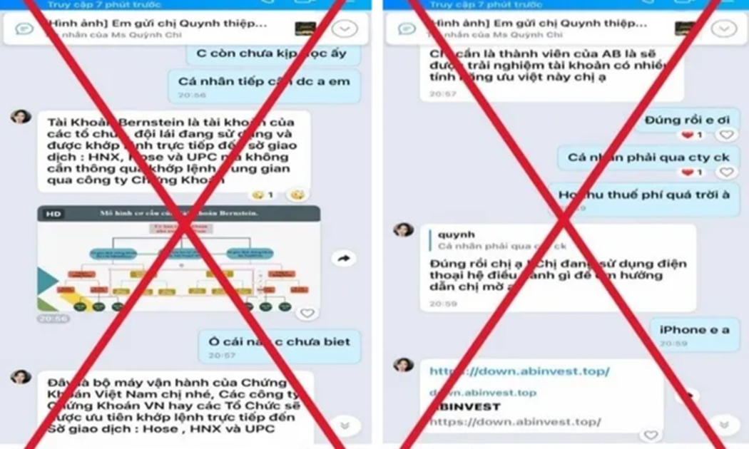 Trên mạng xã hội Facebook, Zalo, Telegram… xuất hiện nhiều hội, nhóm mời chào tham gia đầu tư các sàn chứng khoán, sàn vàng...
