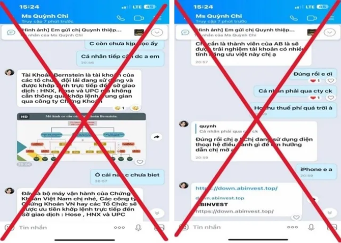 Trên mạng xã hội Facebook, Zalo, Telegram… xuất hiện nhiều hội, nhóm mời chào tham gia đầu tư các sàn chứng khoán, sàn vàng... 