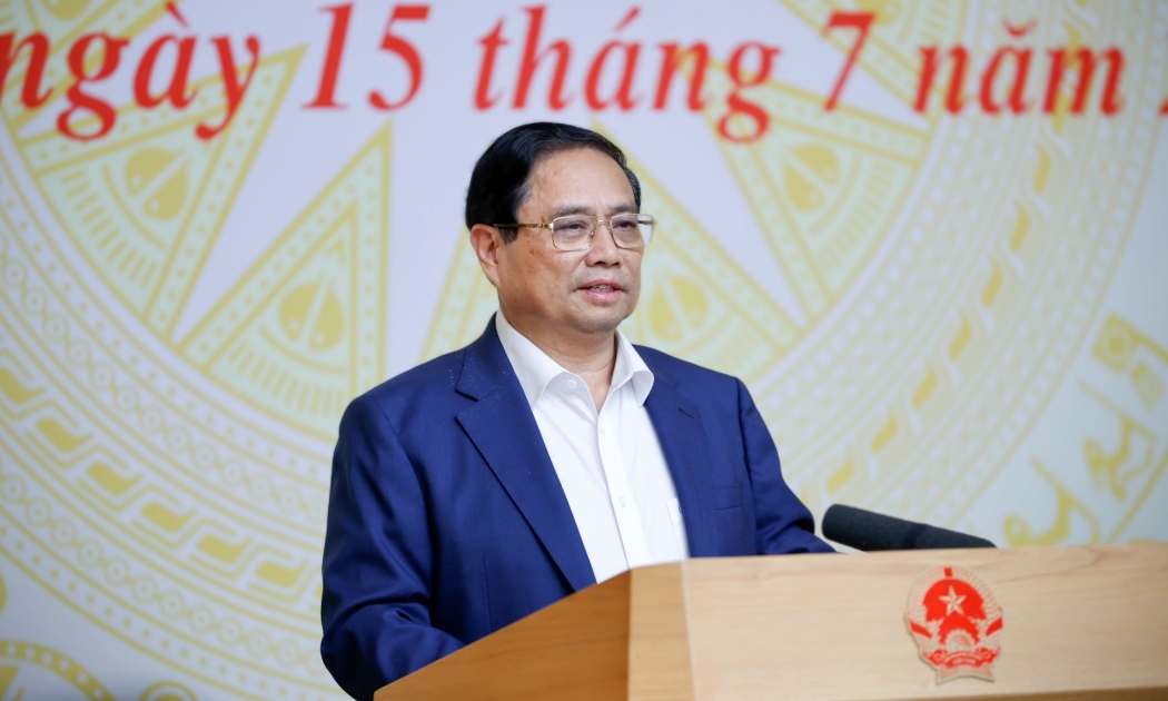 Thủ tướng phát biểu chỉ đạo tại phiên họp - Ảnh: VGP