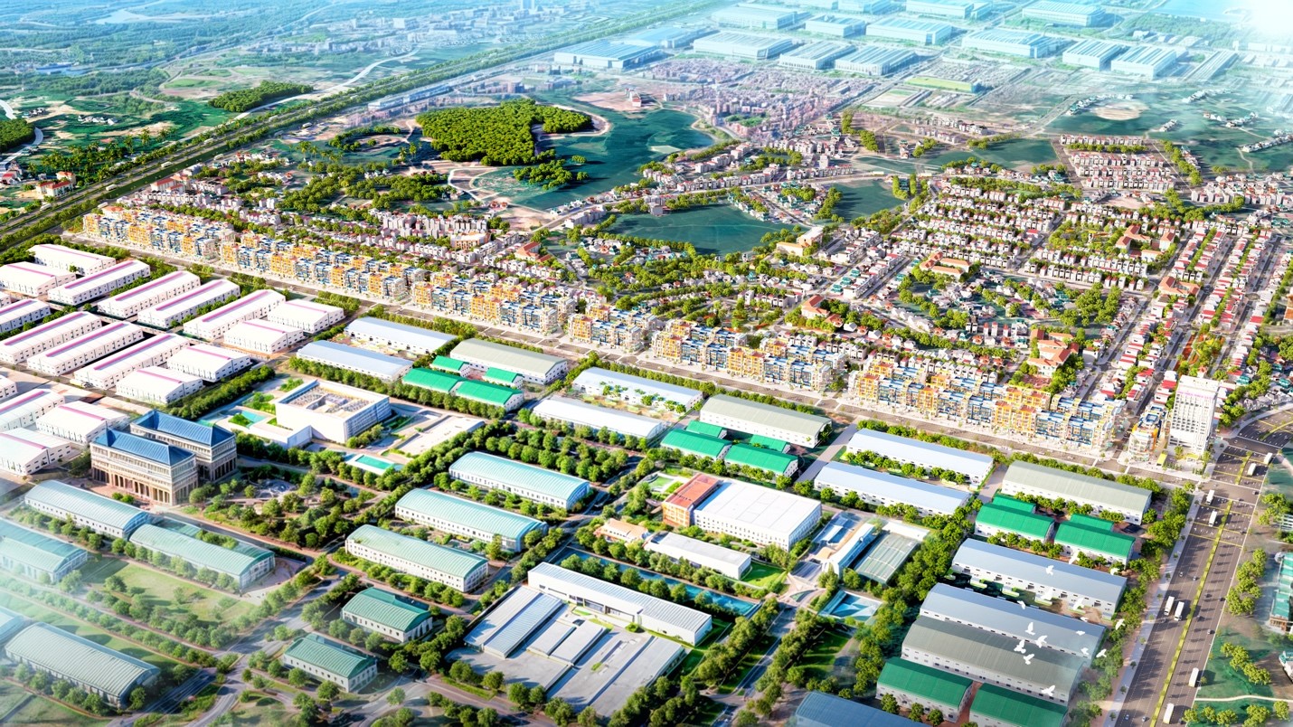 Thành phố Phổ Yên trở thành điểm sáng thu hút FDI với 3 khu công nghiệp với tổng diện tích 690 ha.