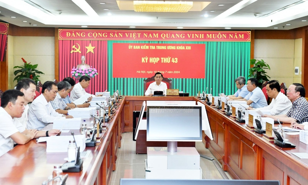 Ủy ban Kiểm tra Trung ương họp Kỳ thứ 43.