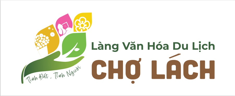 Logo thương hiệu L&agrave;ng Văn h&oacute;a du lịch Chợ L&aacute;ch