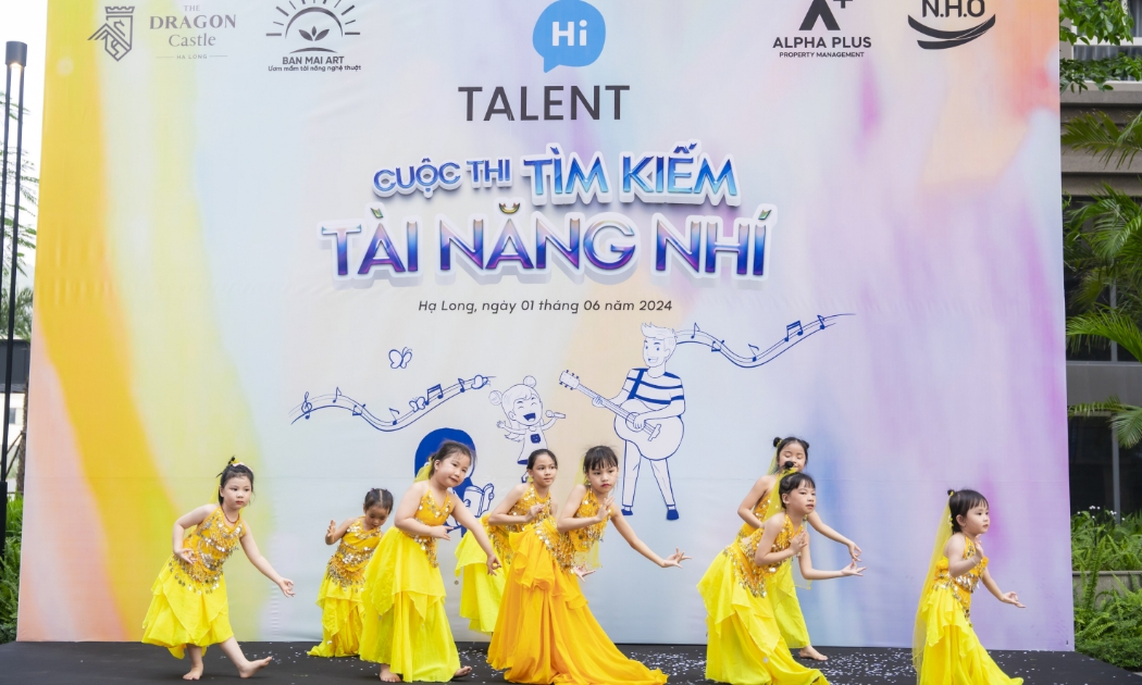 Ngày hội Hi TALENT - khởi động mùa hè đầy sắc màu cho các cư dân nhí tại The Dragon Castle - Hạ Long.