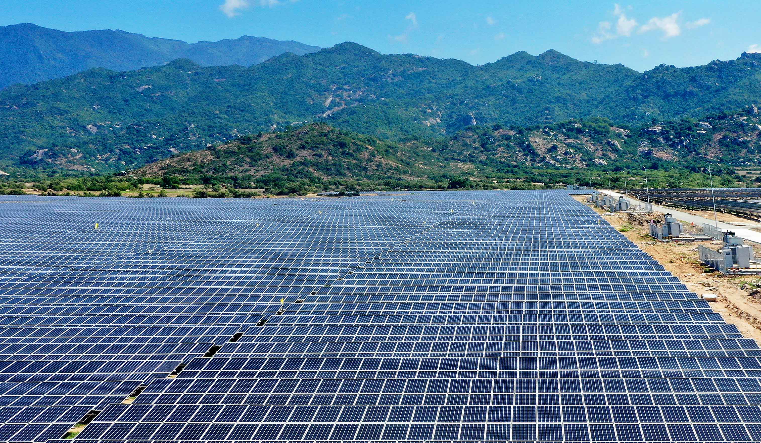 Ninh Thuận đang rất kỳ vọng vào dự án khu công nghiệp Net Zero tiên phong cả nước. Trong ảnh: Một 