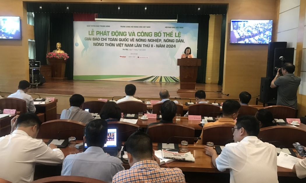 Lễ Phát động “Giải báo chí toàn quốc về nông nghiệp, nông dân, nông thôn Việt Nam” lần thứ II - năm 2024.
