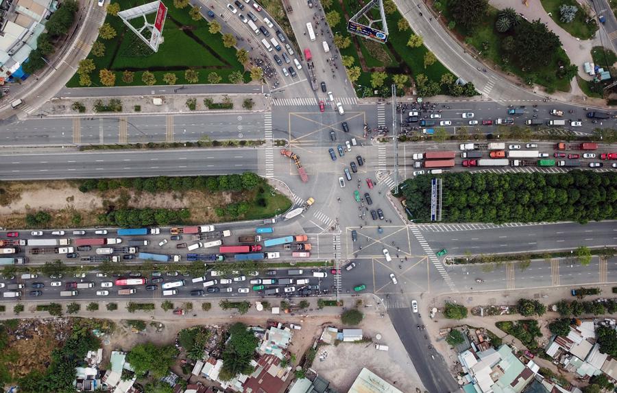 Sau khi hoàn thành, đưa vào sử dụng, nút giao An Phú sẽ giúp giải quyết bài toán kẹt xe triền miên tại 