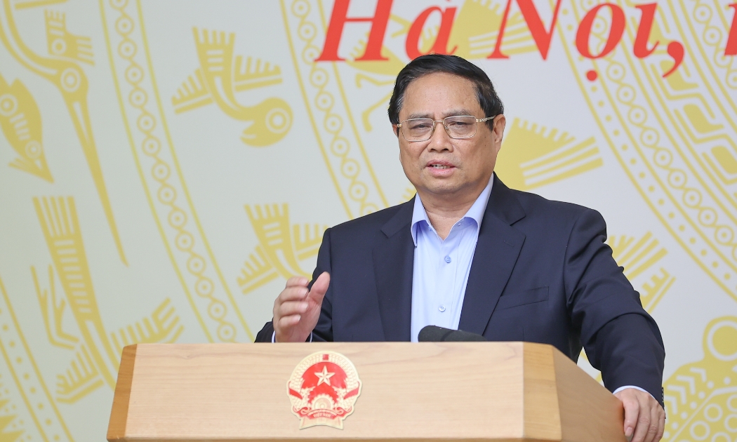 Thủ tướng phát biểu tại hội nghị - Ảnh: VGP