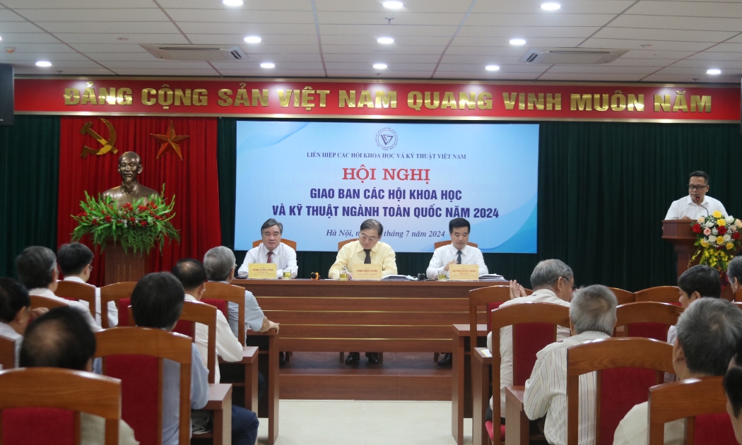 Hội nghị giao ban các Hội Khoa học và Kỹ thuật ngành toàn quốc năm 2024.
