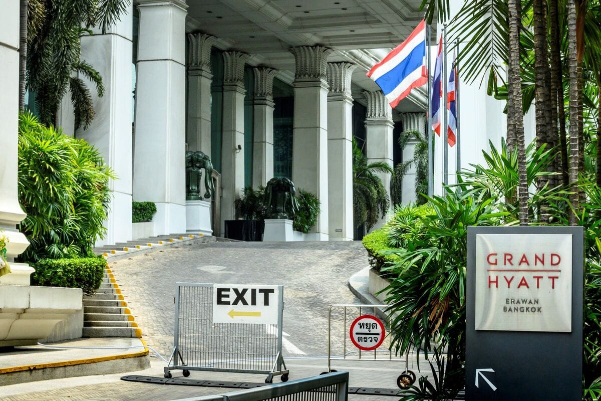 Khách sạn Grand Hyatt, nơi phát hiện 6 người Việt tử vong chiều 16/7.