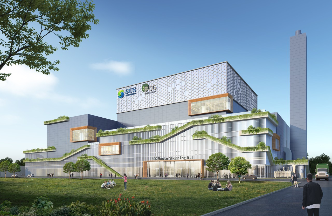 A rendering of the Bamboo Capital Group’s Tam Sinh Nghia Waste-to-Energy Plant.